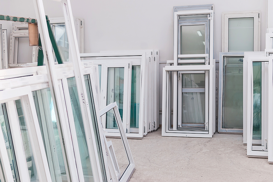 A large selection of windows for customers to pick from.